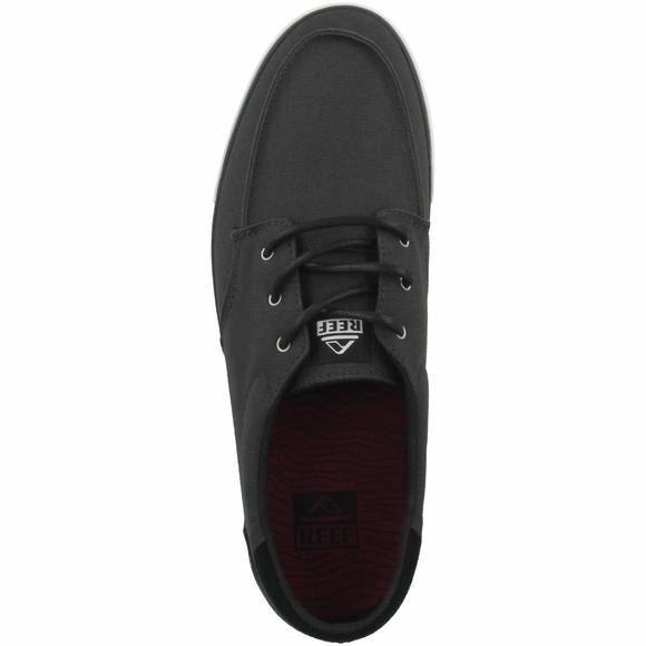 REEF MENS REEF DECKHAND 3 SNEAKER, BLACK/WHITE, 12 US - Picture 3 of 6